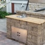 Outdoor Bar with Sink